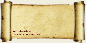 Andjelina Sebić vizit kartica